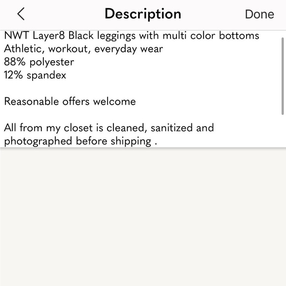 Layer 8 Ombré leggings Tri color - Picture 8 of 13